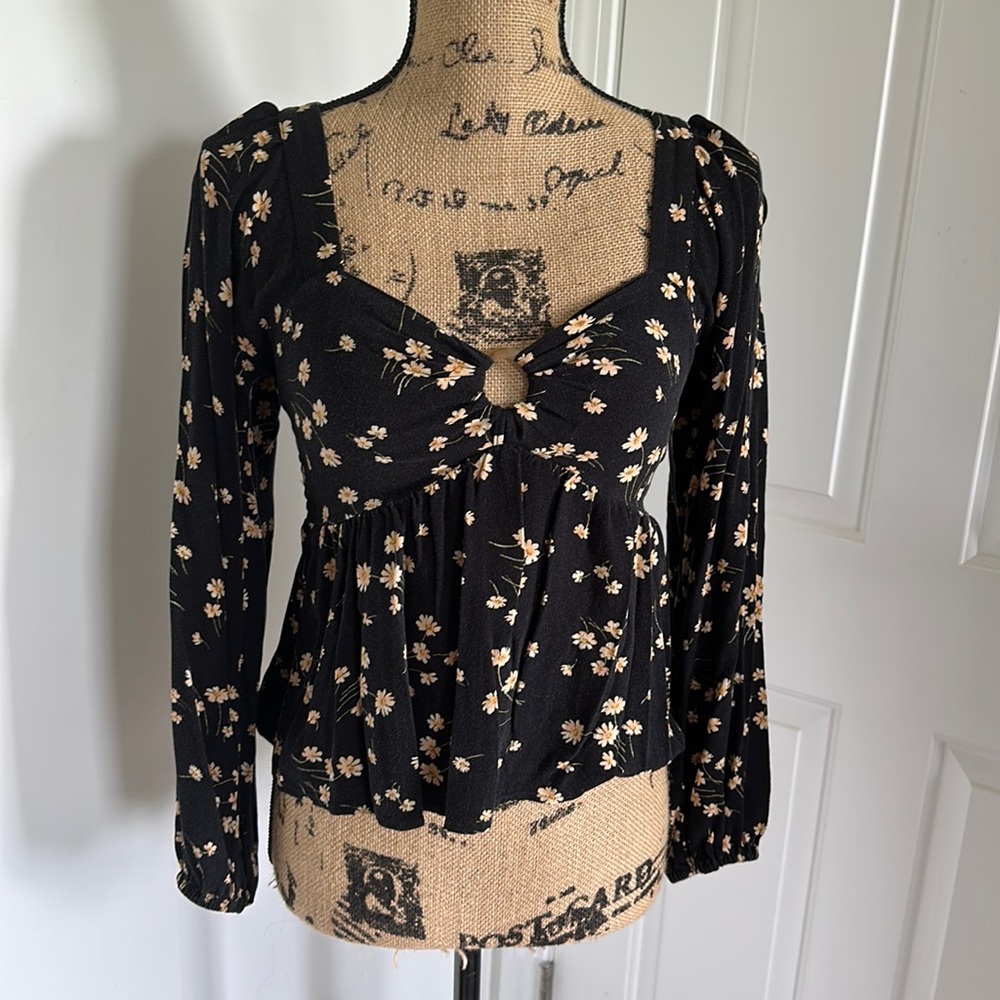 american eagle sunflower long sleeve